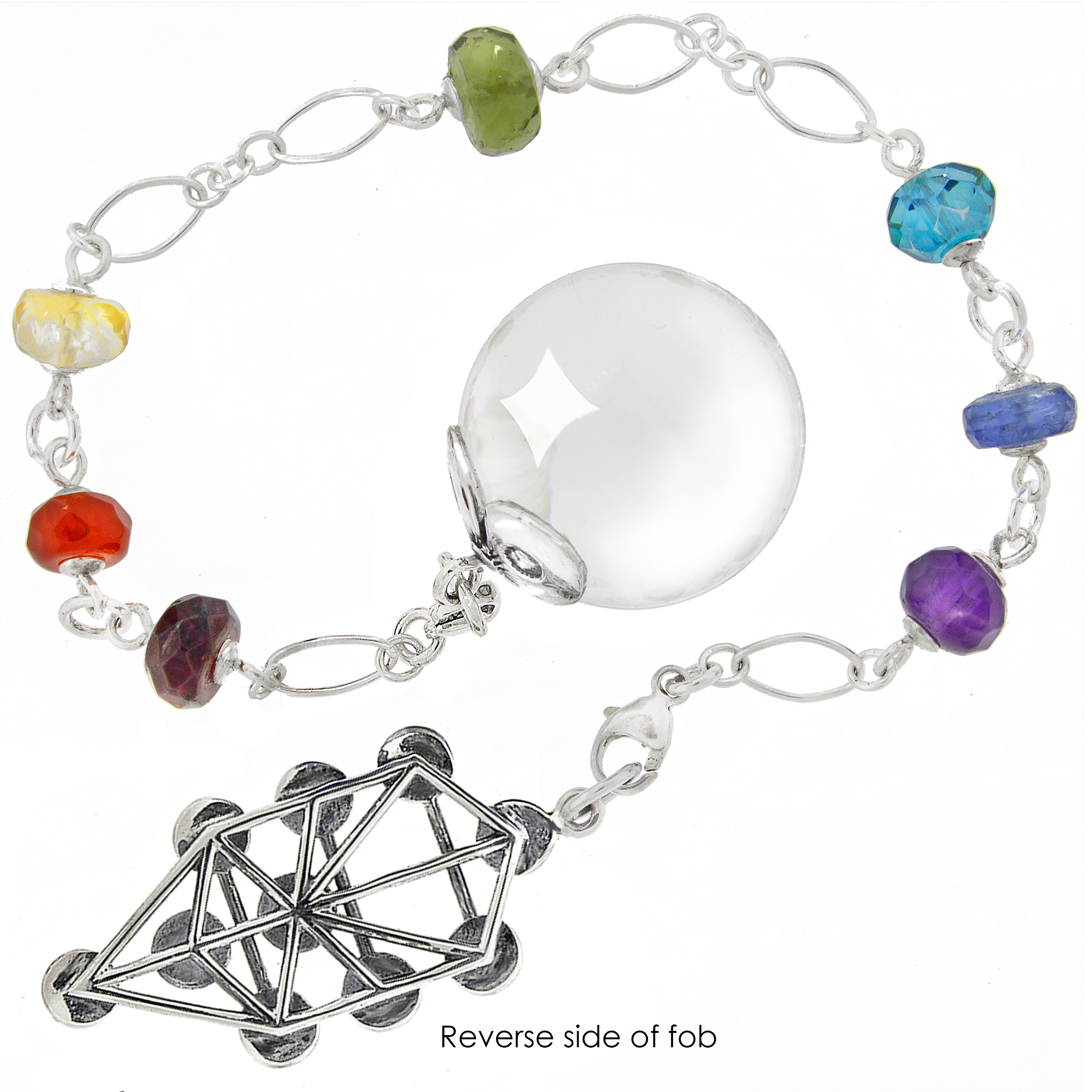One of a Kind #371 - Clear Quartz, Gemstone, and Sterling Silver Pendulum by Ask Your Pendulum