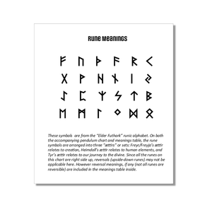 Rune Meanings booklet