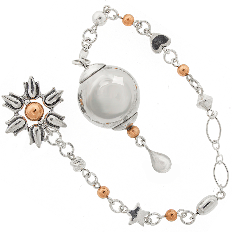 One of a Kind #234 - Sterling Silver and Copper Pendulum by Ask Your Pendulum