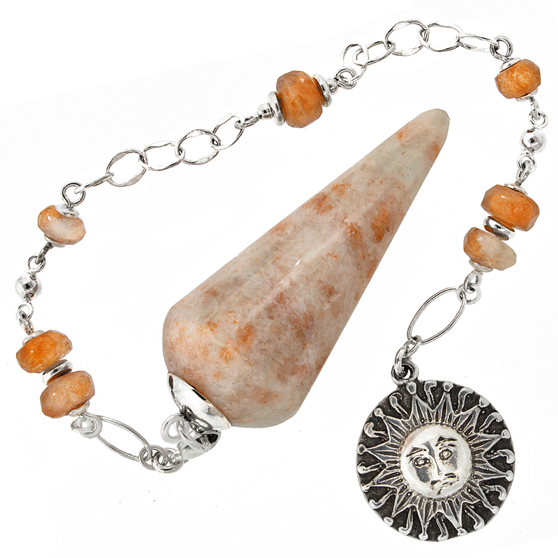 One of a Kind #287 - Sunstone and Sterling Silver Pendulum by Ask Your Pendulum