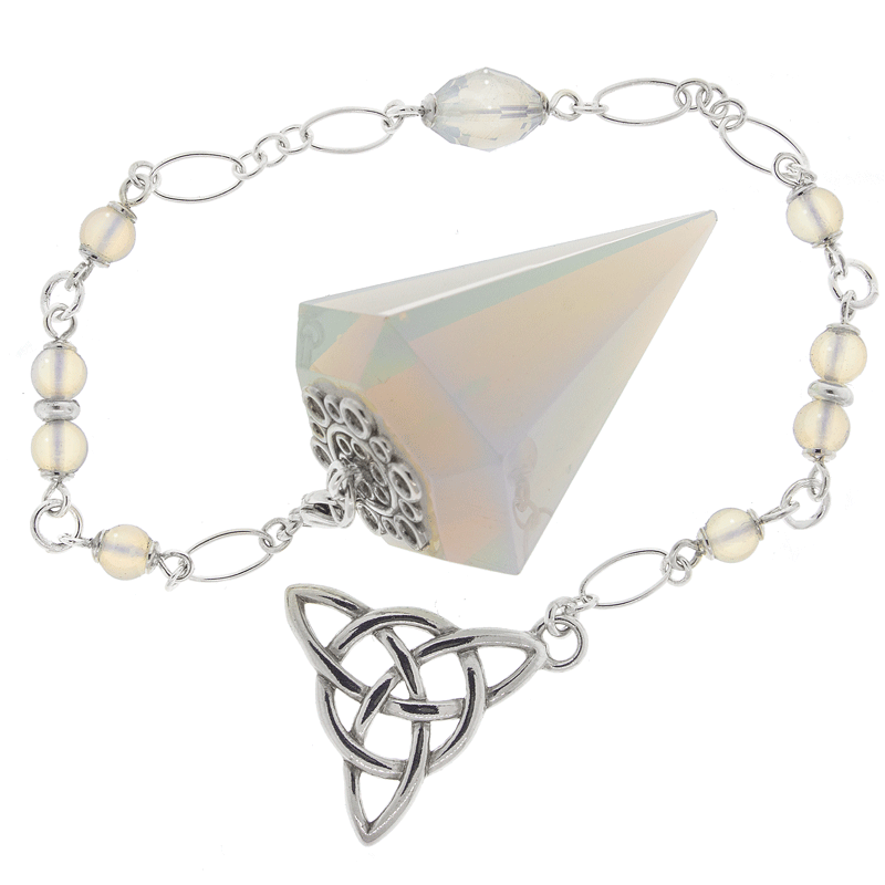 One of a Kind #310 - Opalite and Sterling Silver Pendulum  by Ask Your Pendulum